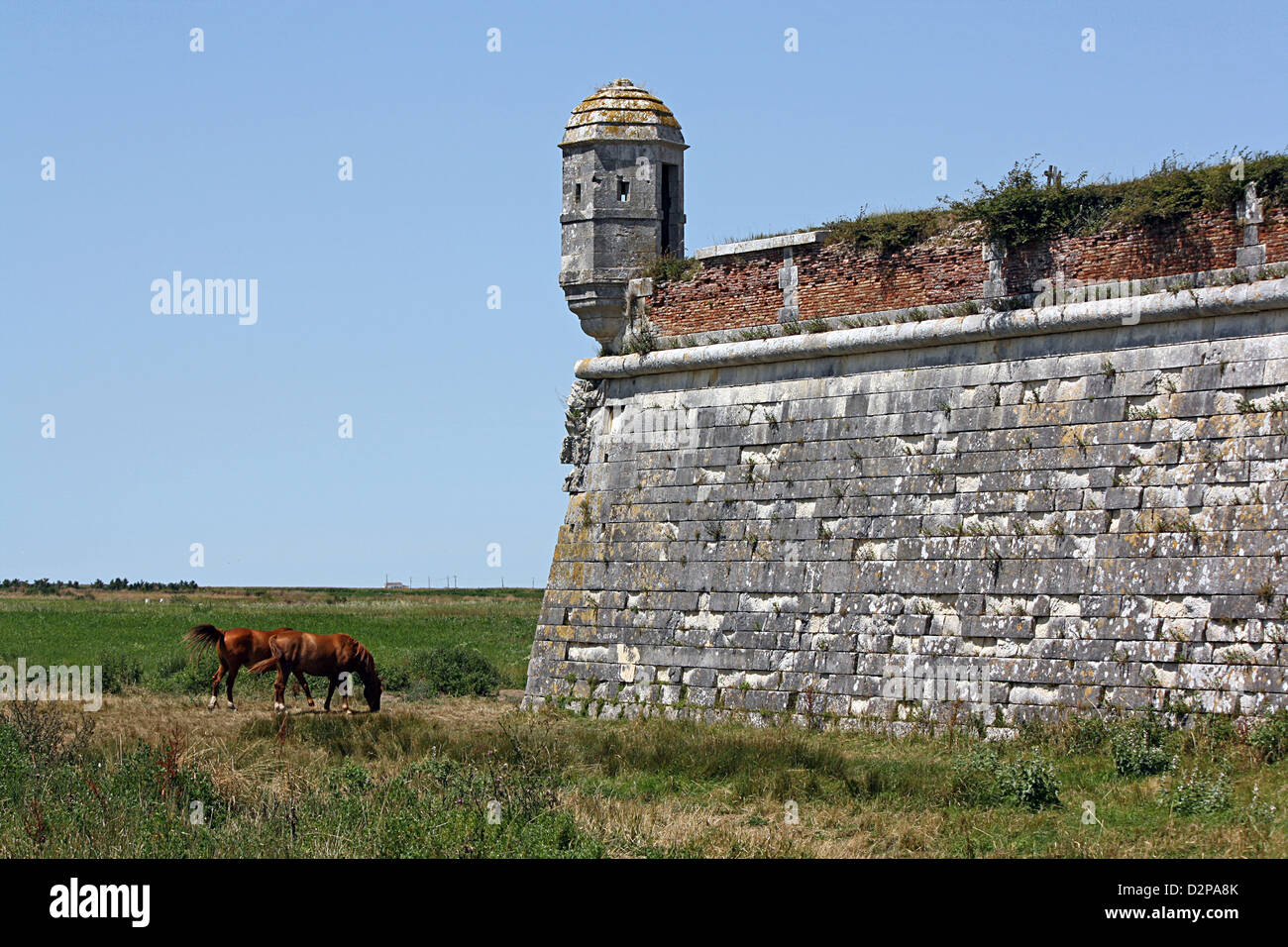 Brouage, ville fortifiée, Charente Maritime, Sud Ouest de la France Banque D'Images