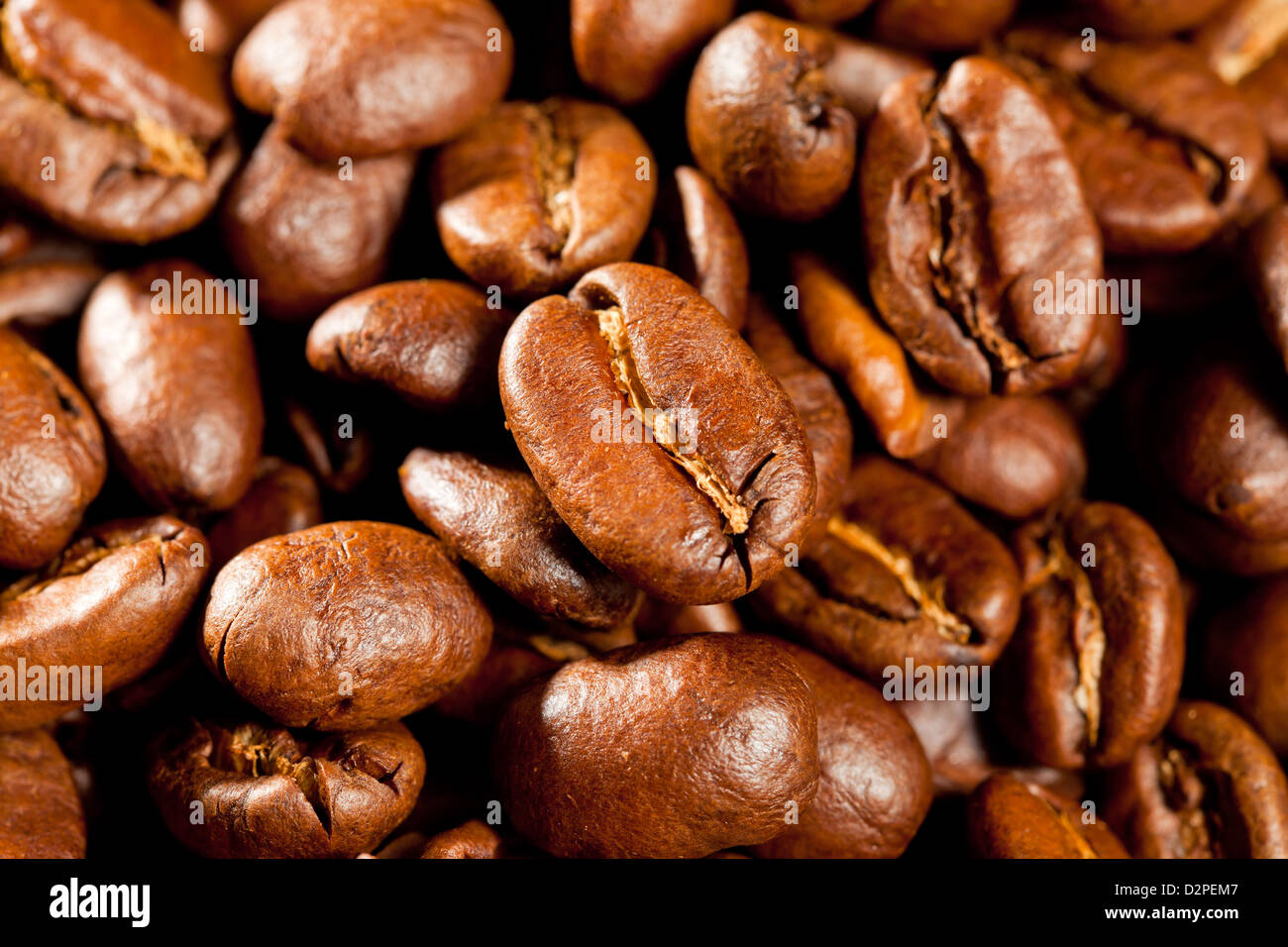 Berlin, Allemagne, les plantations de café torréfié industriellement des grains de café d'Afrique Banque D'Images