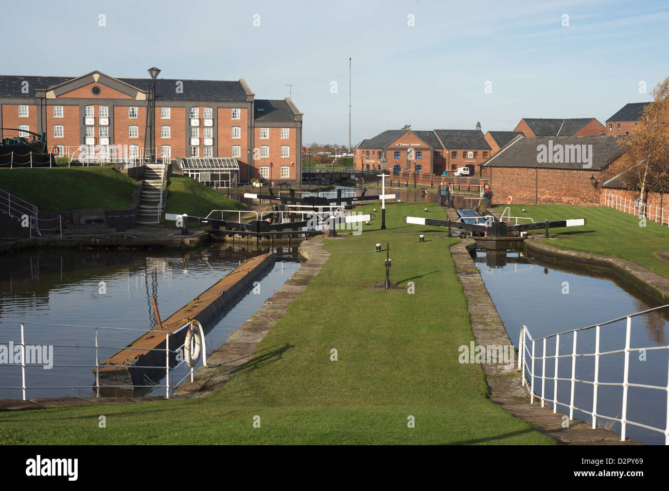National Waterways Museum, Ellesmere Port, Wirral, Cheshire, Angleterre, Royaume-Uni. Banque D'Images