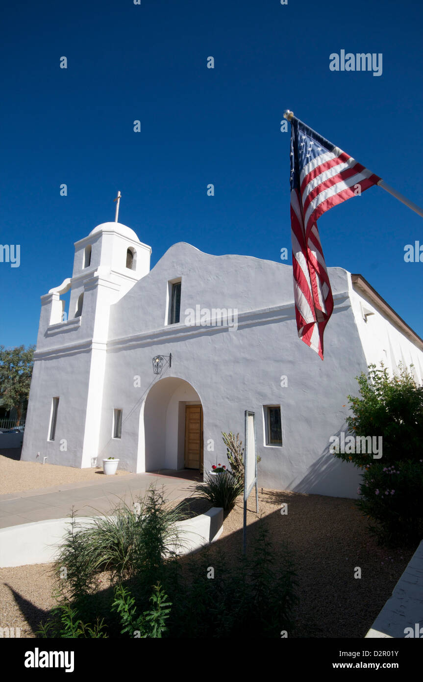 Notre Dame du Perpétuel Secours Mission Church, Scottsdale, près de Phoenix, Arizona, États-Unis d'Amérique, Amérique du Nord Banque D'Images