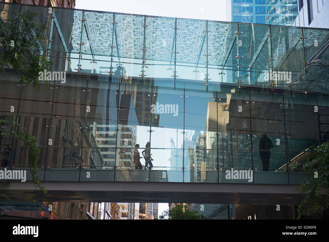 Passage en verre, Sydney, Nouvelle-Galles du Sud, Australie, Pacifique Banque D'Images