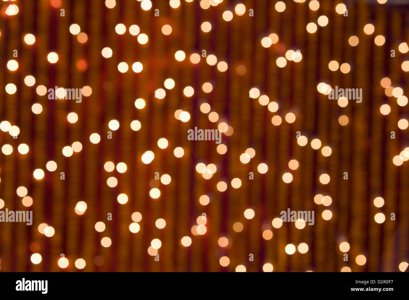 Close-up de la décoration de Diwali lights Banque D'Images