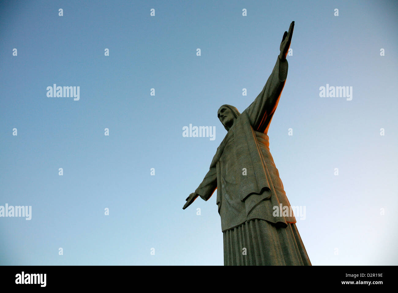 La statue du Christ Rédempteur au sommet du Corcovado, Rio de Janeiro, Brésil, Amérique du Sud Banque D'Images