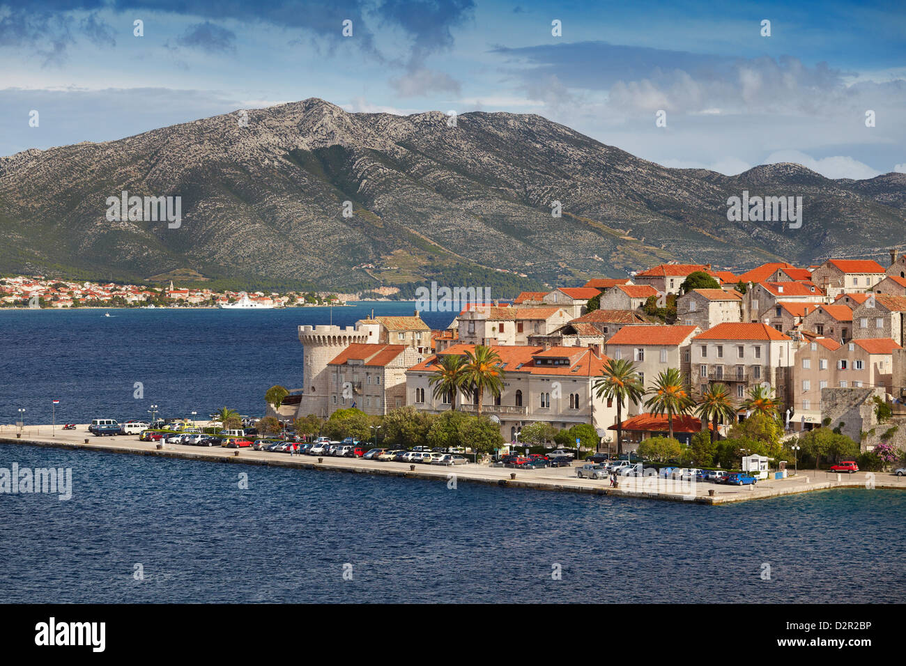 Korcula, Croatie, Dalmatie destination Banque D'Images