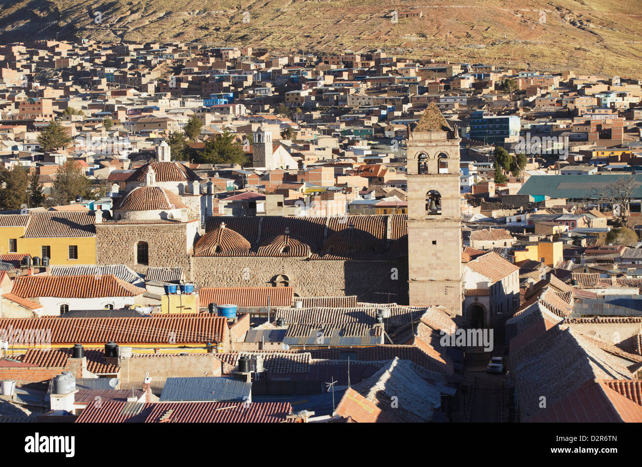 Vue sur le Convento de San Francisco, Potosi, UNESCO World Heritage Site, Bolivie, Amérique du Sud Banque D'Images