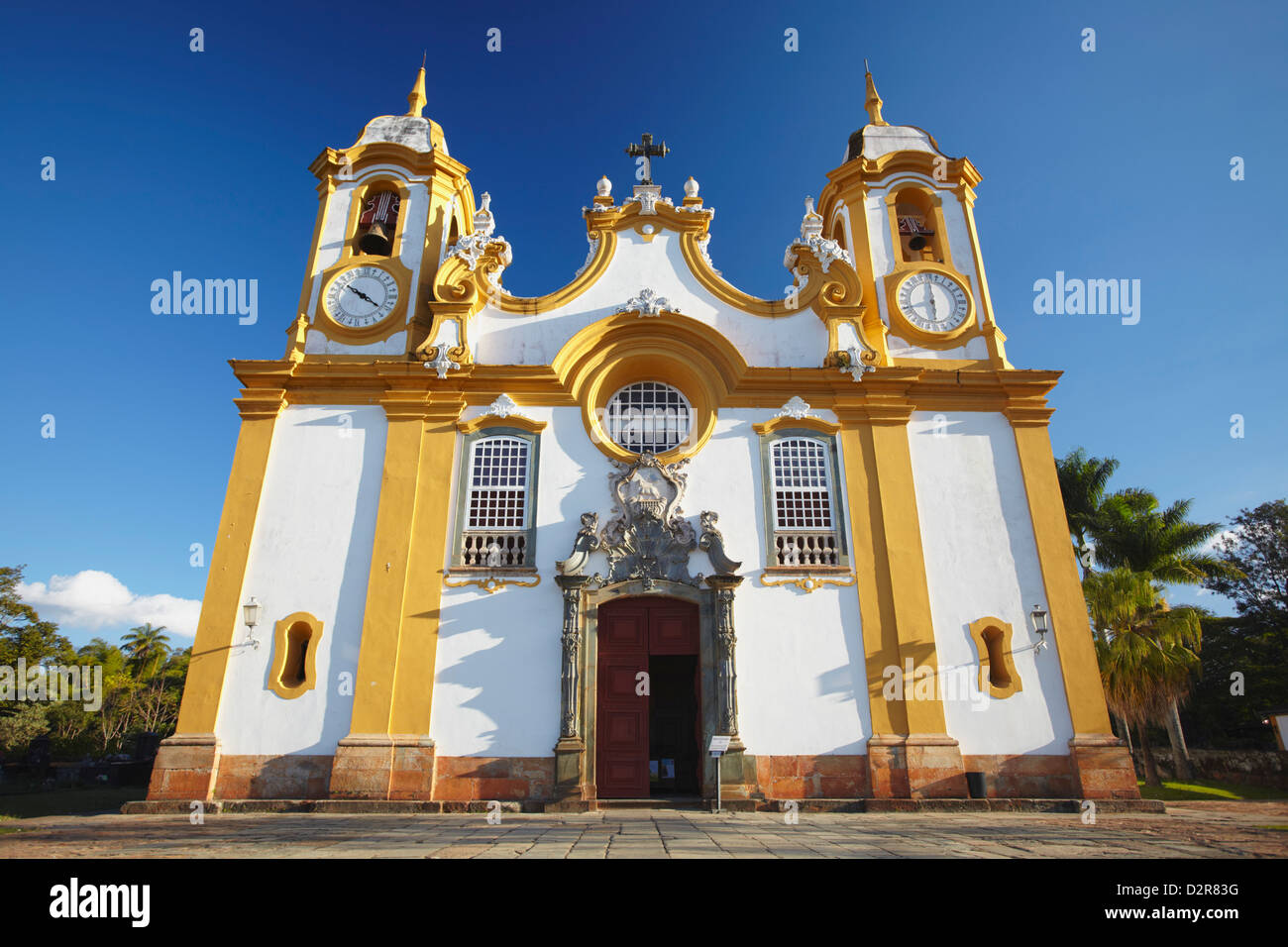 L'église Matriz de Santo Antonio, Tiradentes, Minas Gerais, Brésil, Amérique du Sud Banque D'Images