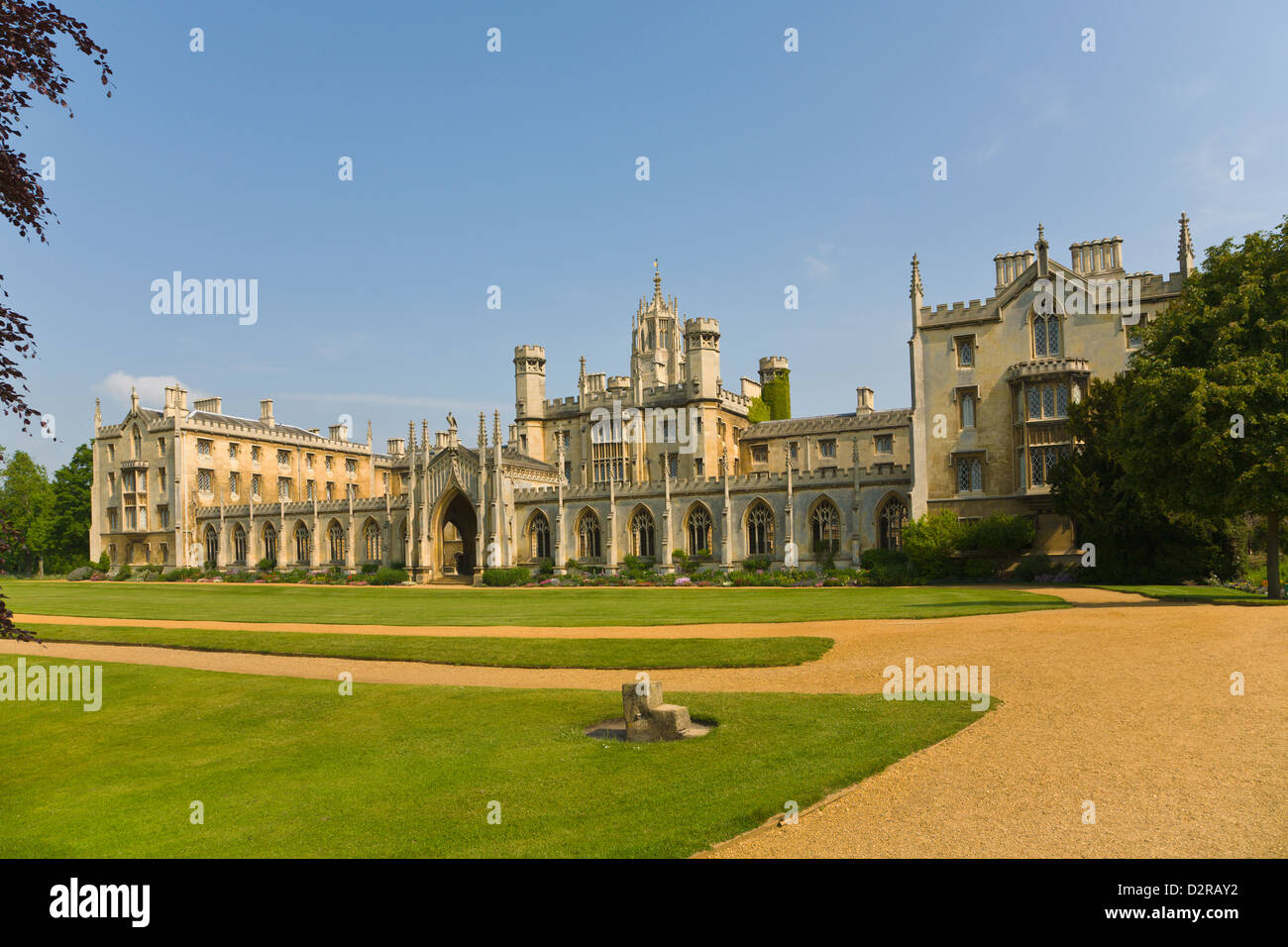 St John's College de Cambridge en Angleterre Banque D'Images