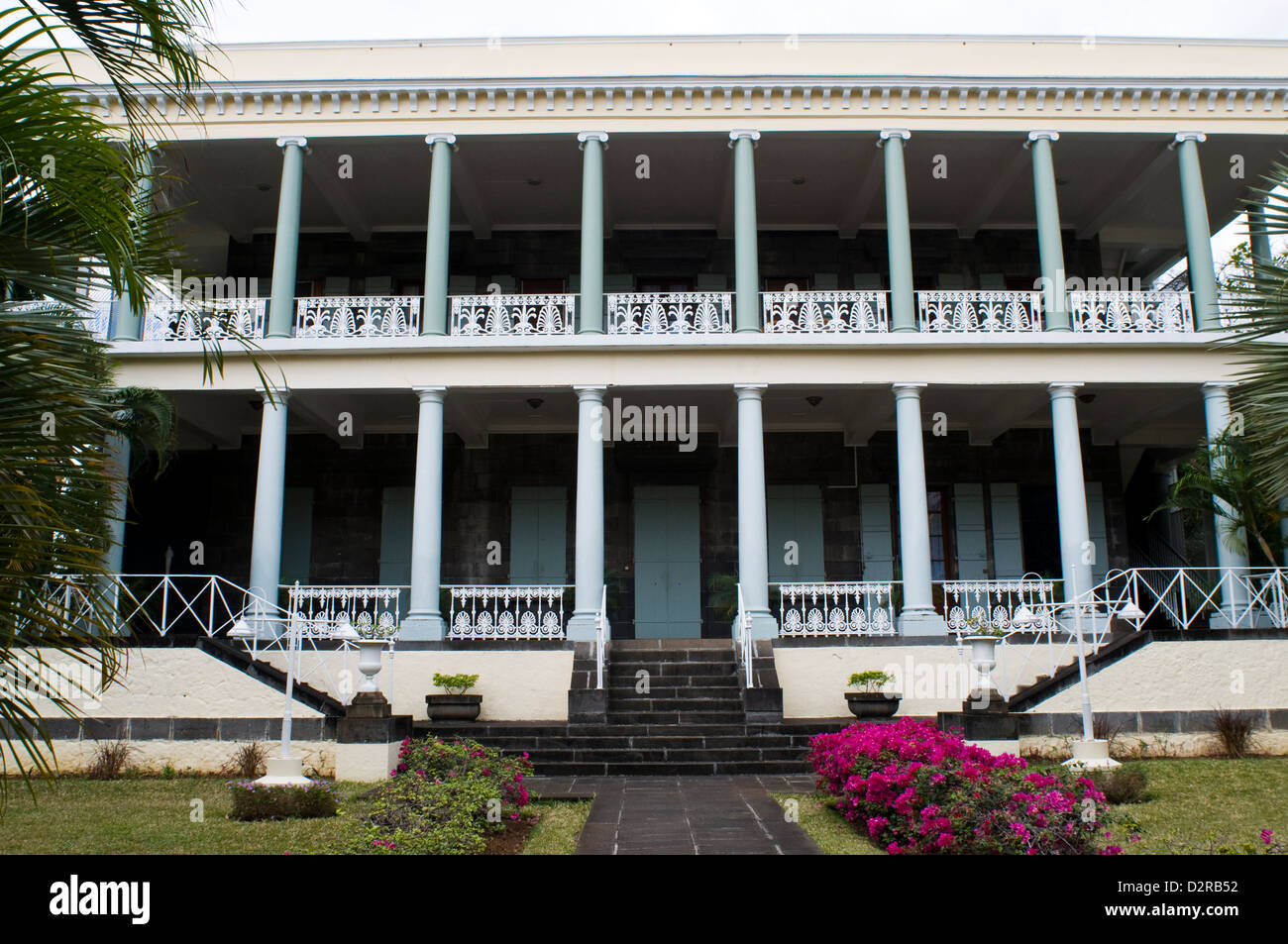 Evêché de Port Louis, la résidence de l'archevêque, Port Louis, ile Maurice Banque D'Images