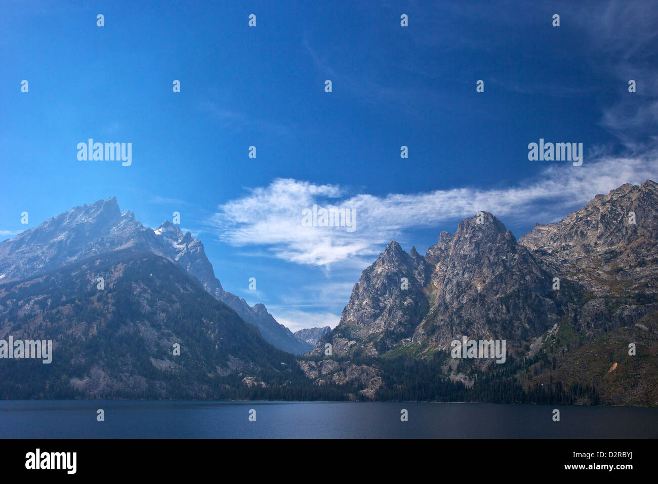 Jenny Lake, parc national de Grand Teton, Wyoming, États-Unis d'Amérique, Amérique du Nord Banque D'Images