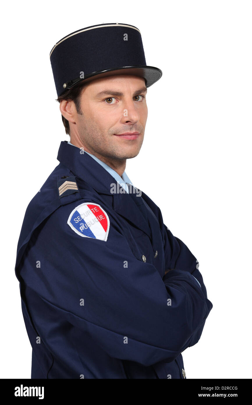 Chapeau de police française Banque de photographies et d'images à haute  résolution - Alamy