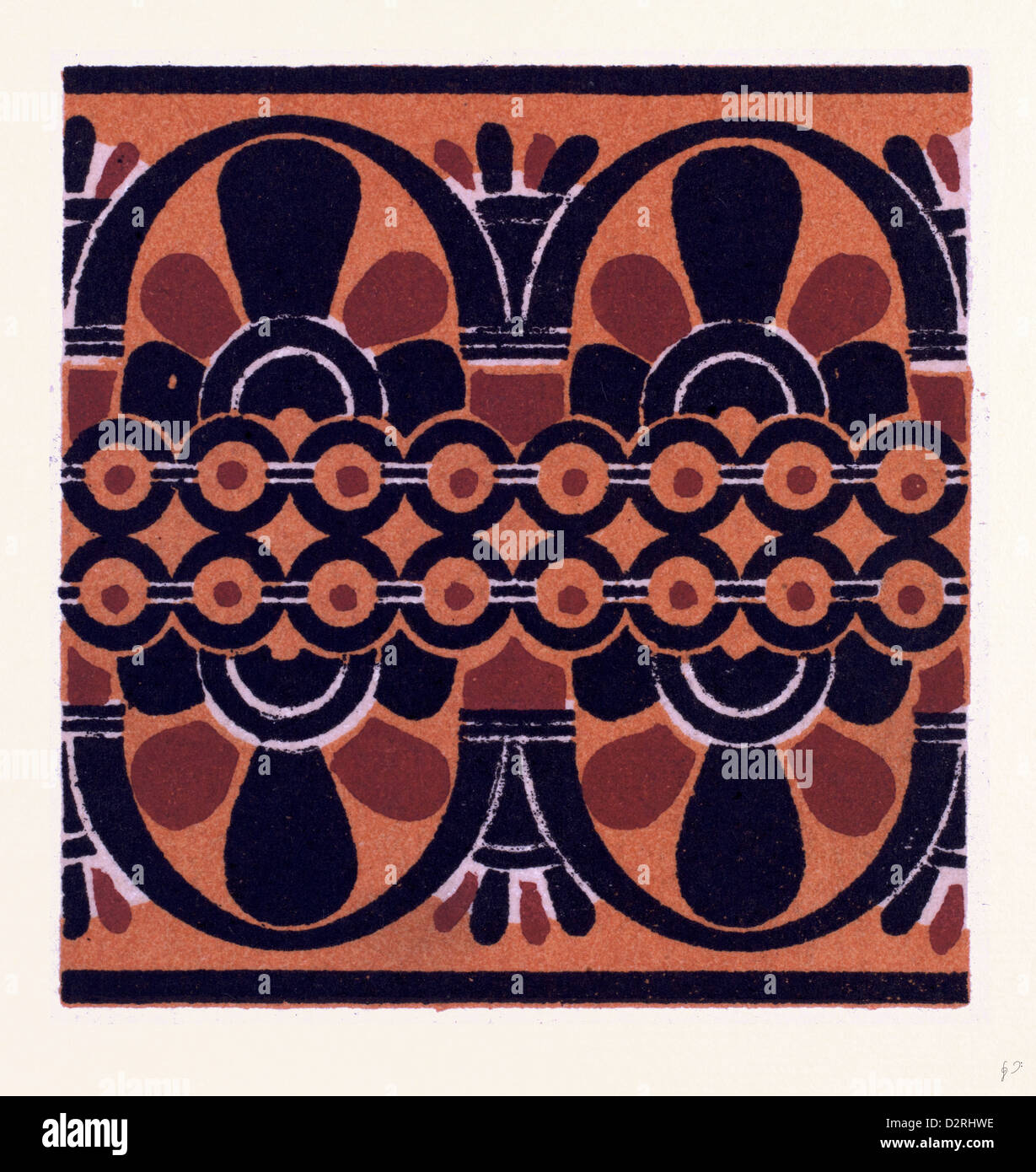 Ornement ornement étrusque et grec Banque D'Images