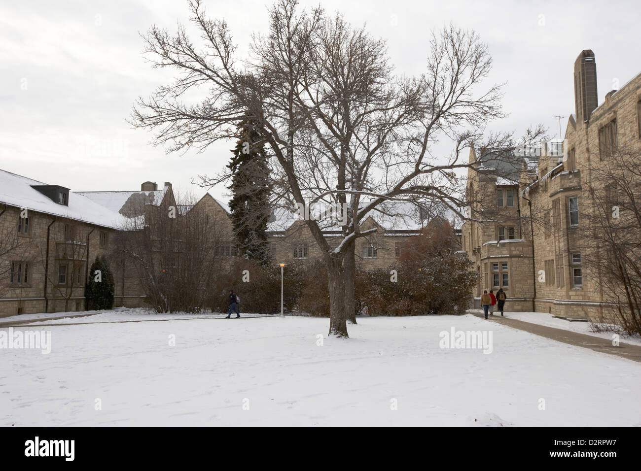 Le bol avec quappelle et salles de la Saskatchewan University of Saskatchewan Saskatoon Canada Banque D'Images