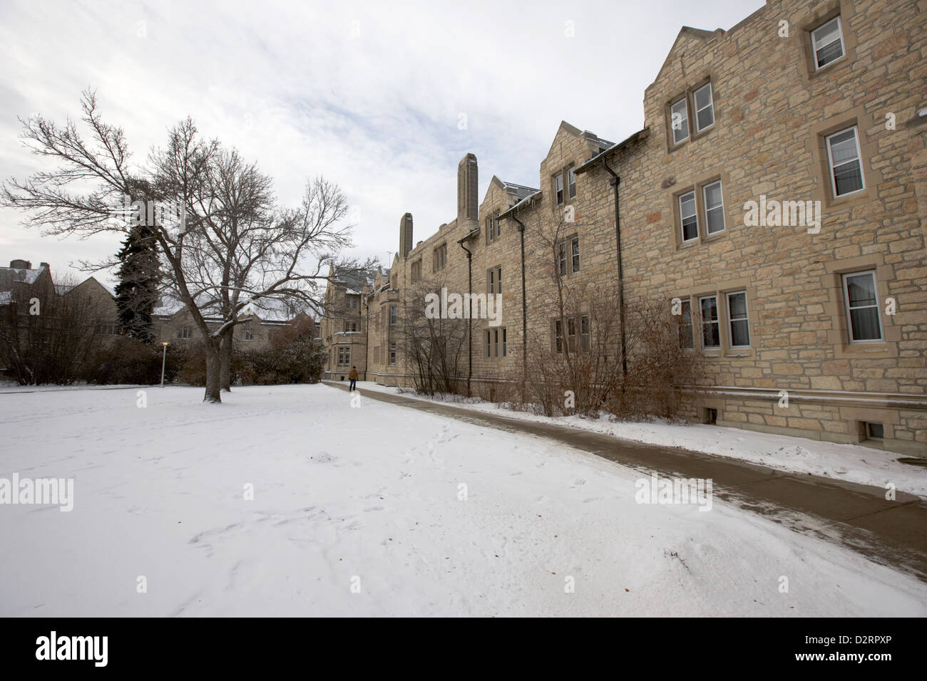 Le bol avec quappelle et salles de la Saskatchewan University of Saskatchewan Saskatoon Canada Banque D'Images