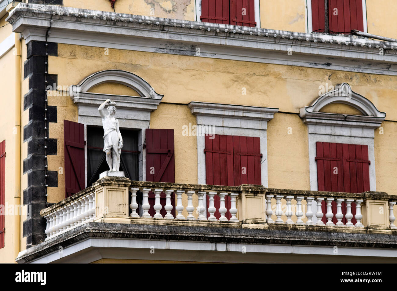 Théâtre municipal, Port Louis, ile Maurice Banque D'Images