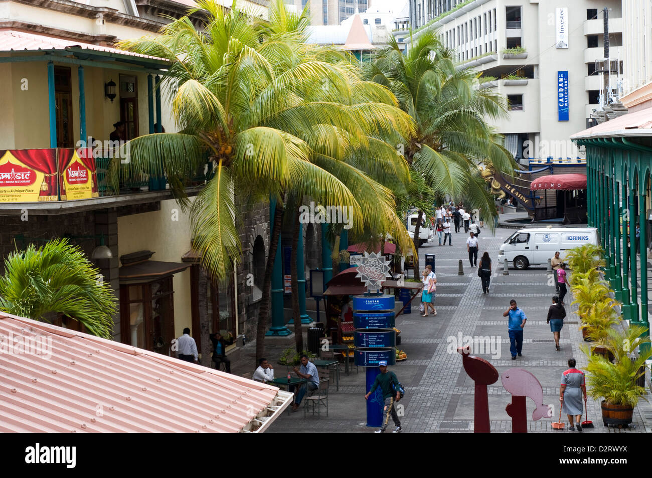Le Caudan, Port Louis, ile Maurice Banque D'Images