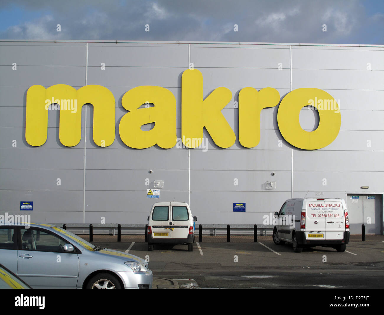 Cash and carry store Makro à Croydon Surrey Banque D'Images