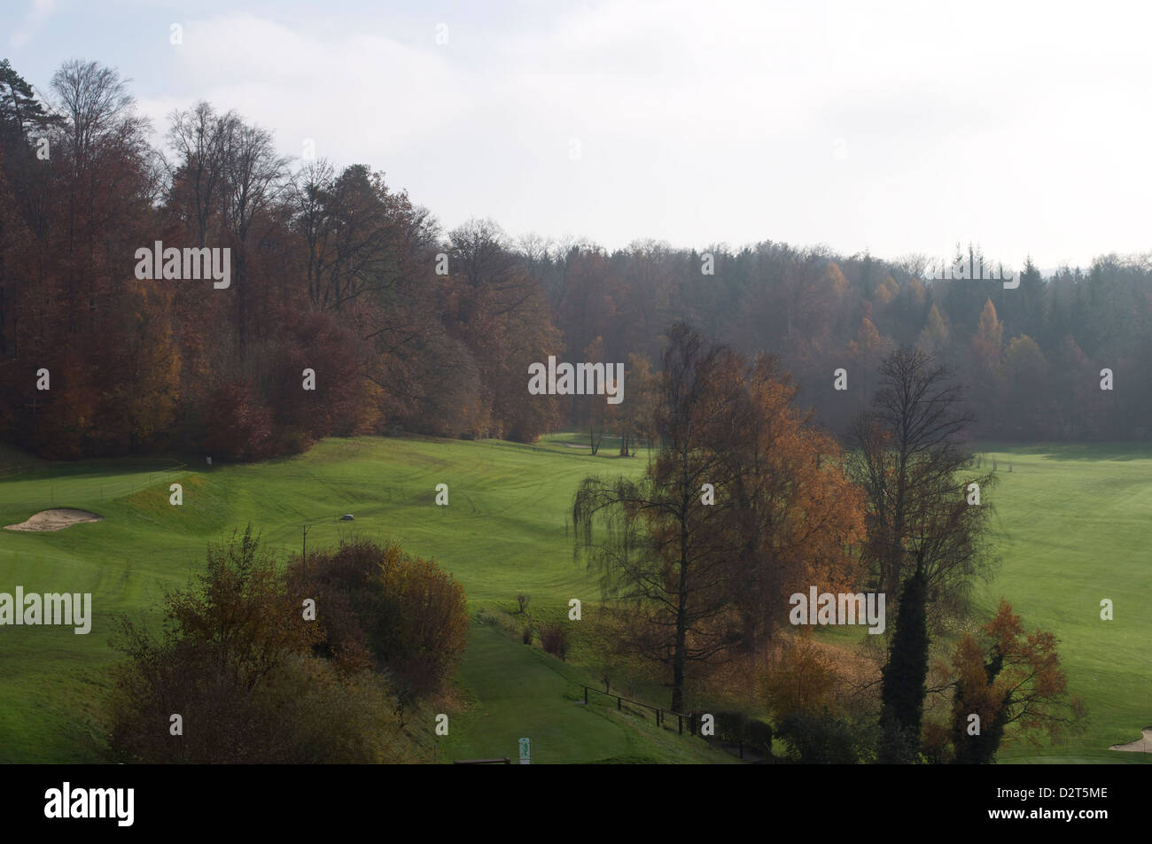 Le Dolder Grand Hotel à Zurich Suisse Golf Club Banque D'Images