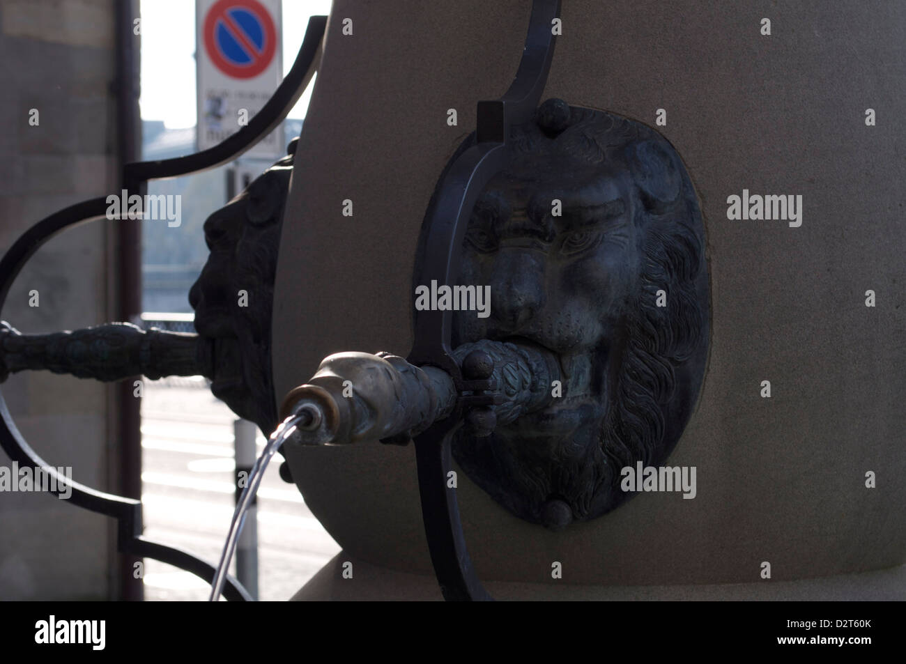 Détail de fontaine d'eau potable dans la région de Zurich en Suisse Banque D'Images Détail de fontaine d'eau potable dans la région de Zurich en Suisse Banque D'Images