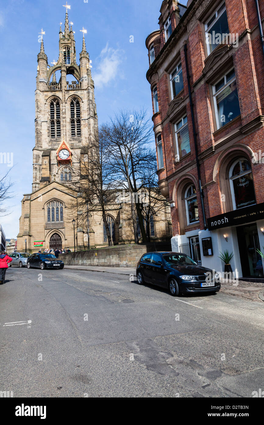 Cathédrale de l'église de St Nicholas, Newcastle upon Tyne, Royaume-Uni Banque D'Images