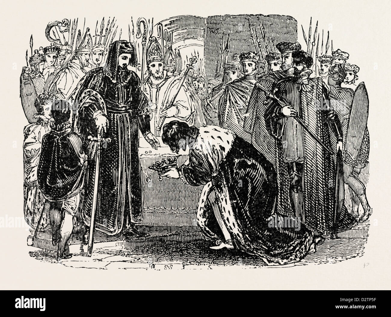 RICHARD II. Et HENRY BOLINGBROKE Banque D'Images