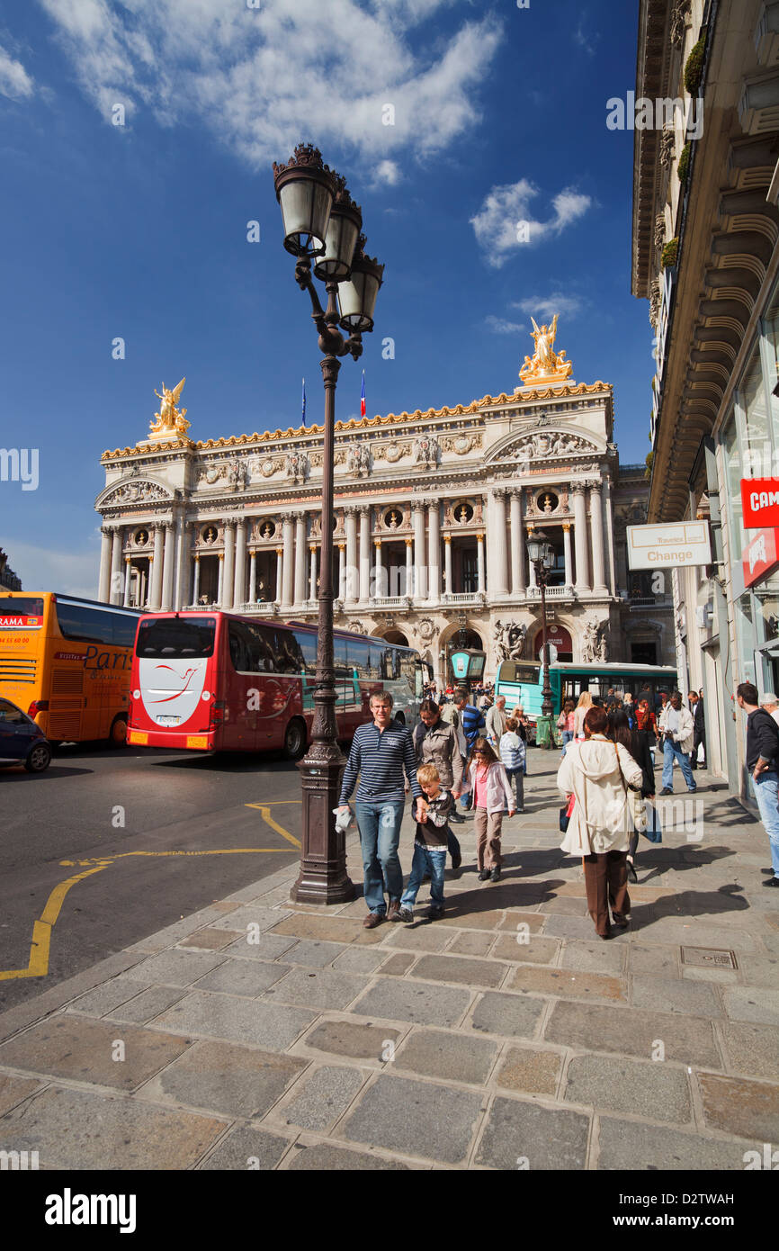 Paris Opéra - Palais Garnier à place de l'opéra Banque D'Images