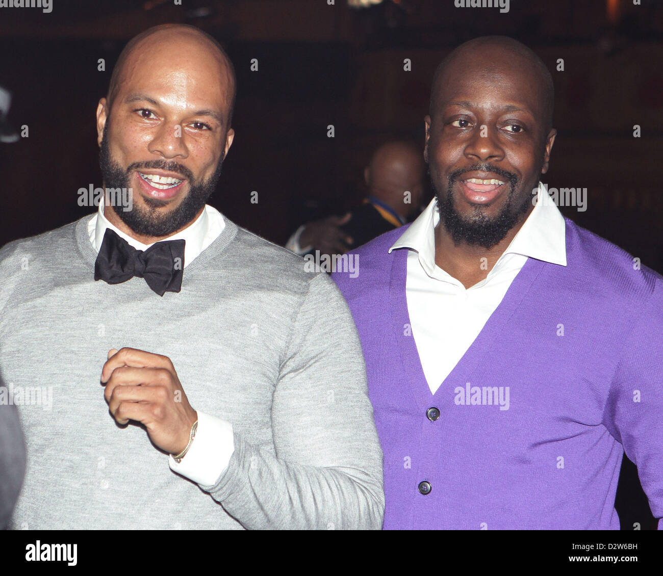 Le 1er février 2013 - Los Angeles, Californie, États-Unis - Akhenaton, commun.Le 44ème NAACP Image Awards 1er février 2013, au Shrine Auditorium à Los Angeles.CA.USA.(Image Crédit : © TLeopold ZUMAPRESS.com)/Photos/Globe Banque D'Images