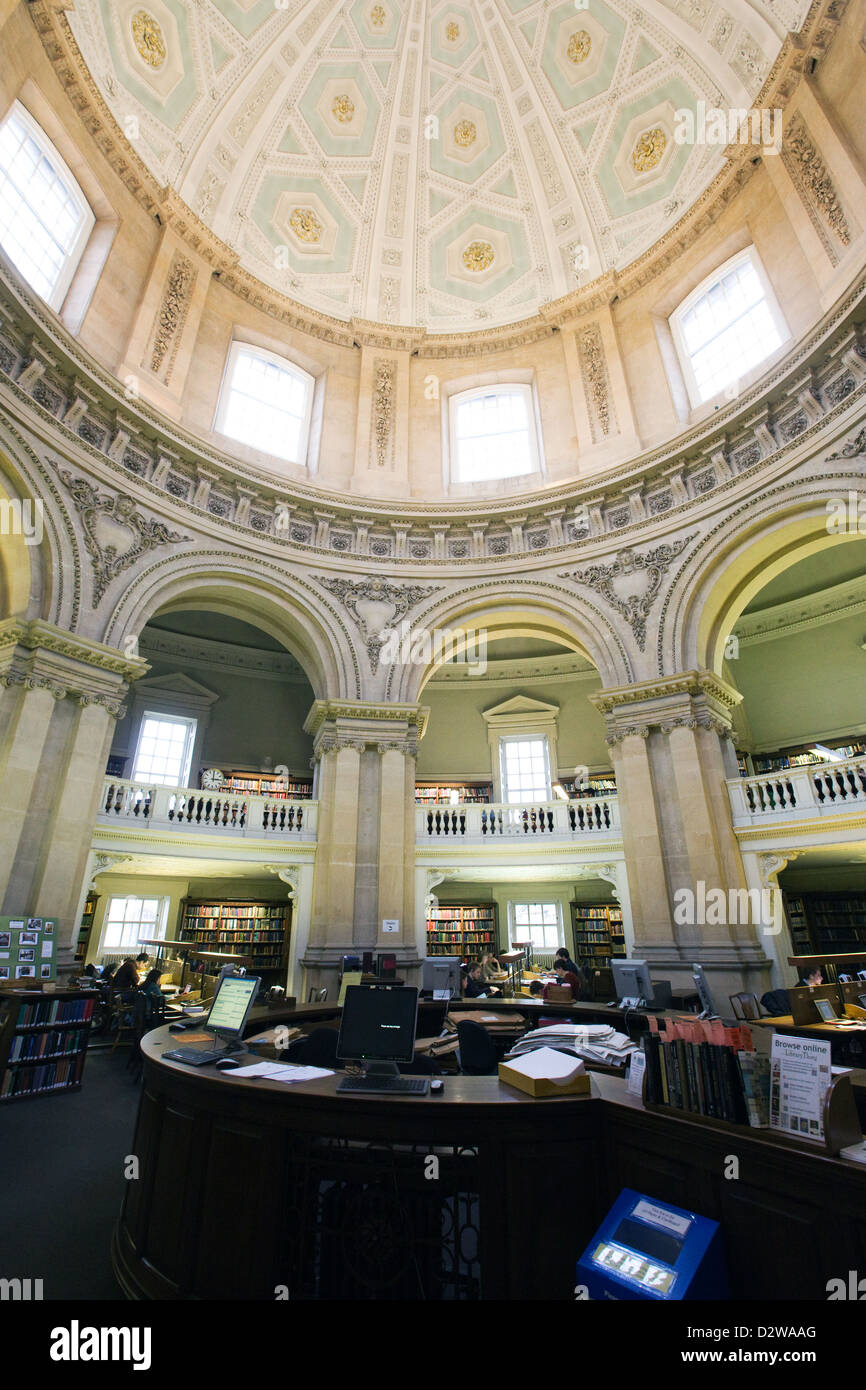 À l'intérieur de la Radcliffe Camera Library salle Oxford Banque D'Images