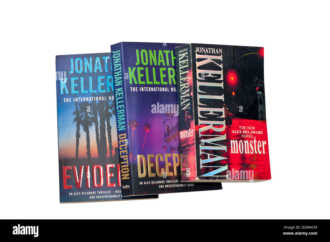 Jonathan Kellerman paperback Books Alex Delaware romans policiers Banque D'Images