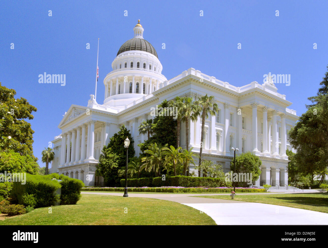 State Capitol Building, Sacramento Californie USA (oui, c'est écrit avec un 'o') Banque D'Images