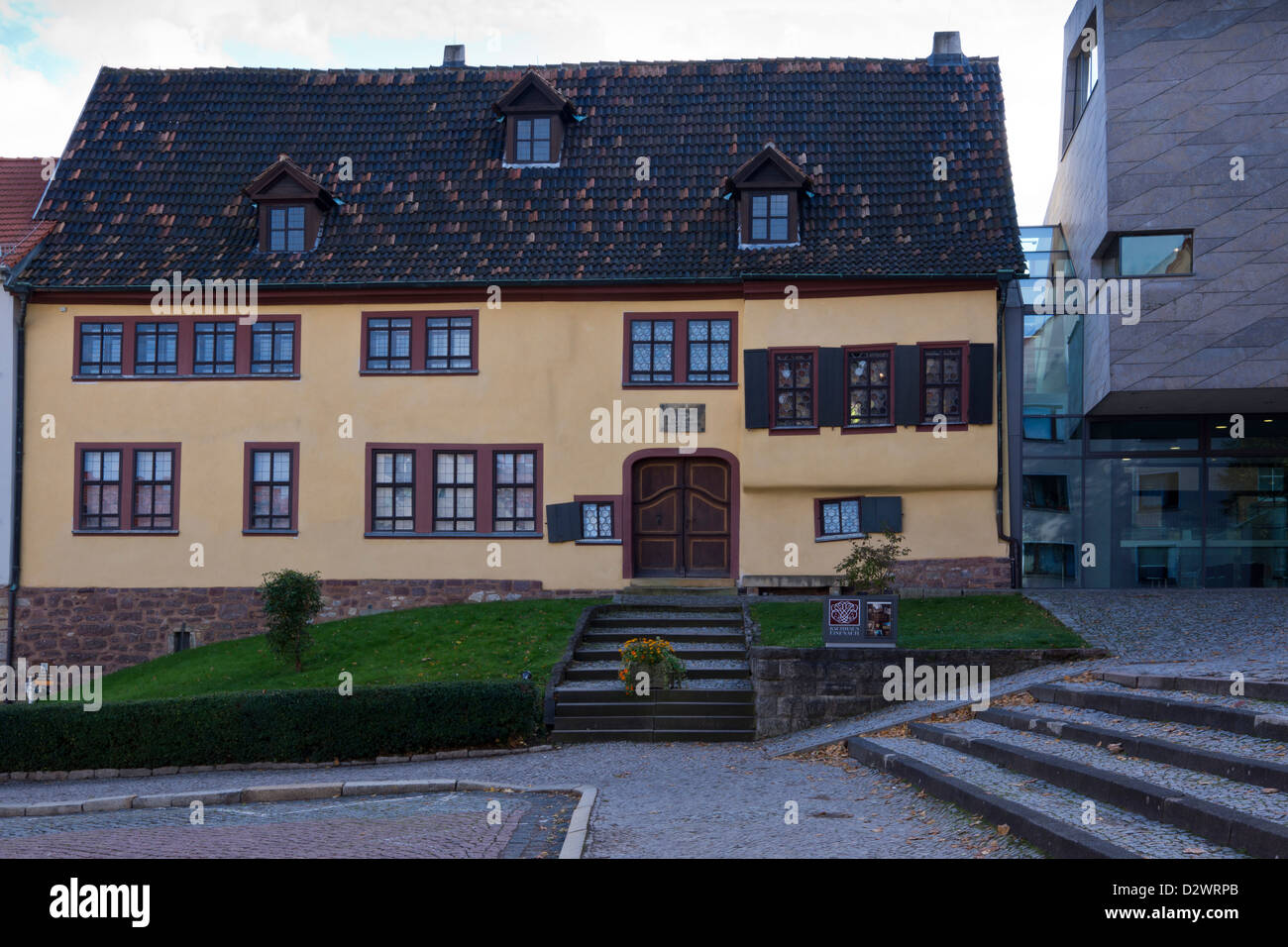 Johann Sebastian Bach House et musée Bach, Eisenach, en Thuringe, Allemagne, Europe Banque D'Images