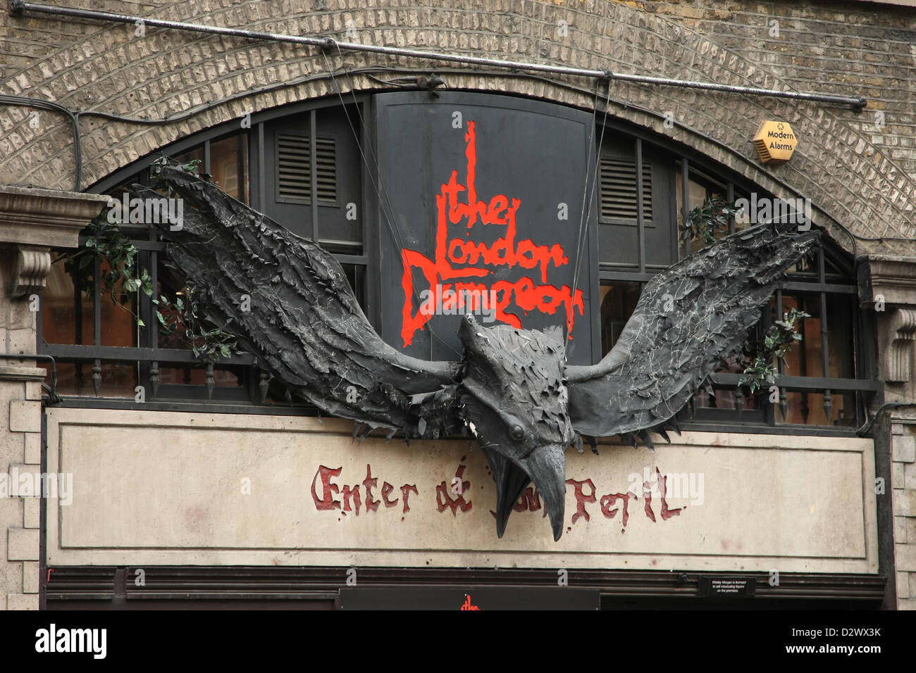 Le London Dungeon London Dungeon ACCESSOIRES EN VENTE À LONDRES Londres Angleterre Royaume-uni DÉMARRAGE VOITURE 04 Janvier 2013 Banque D'Images