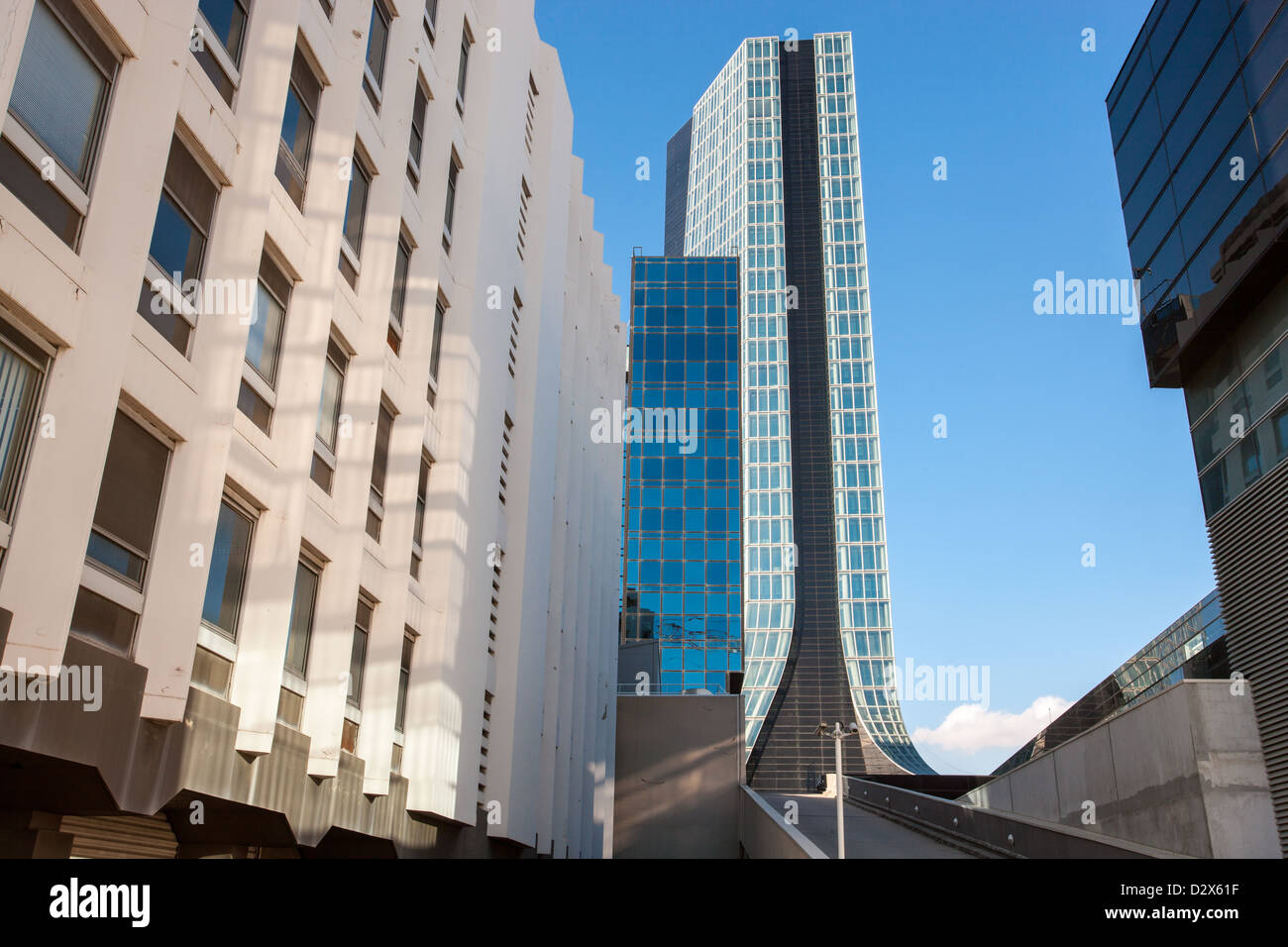 Gratte-ciel, immeuble, La Tour CMA CGM de Zaha Hadid, Marseille Banque D'Images