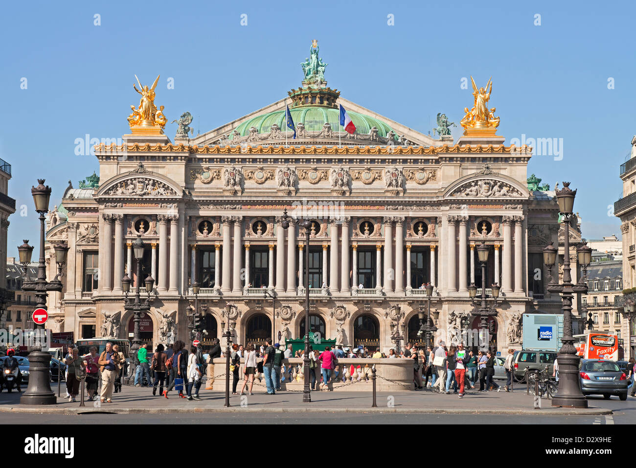 Paris Opéra - Palais Garnier à place de l'opéra Banque D'Images