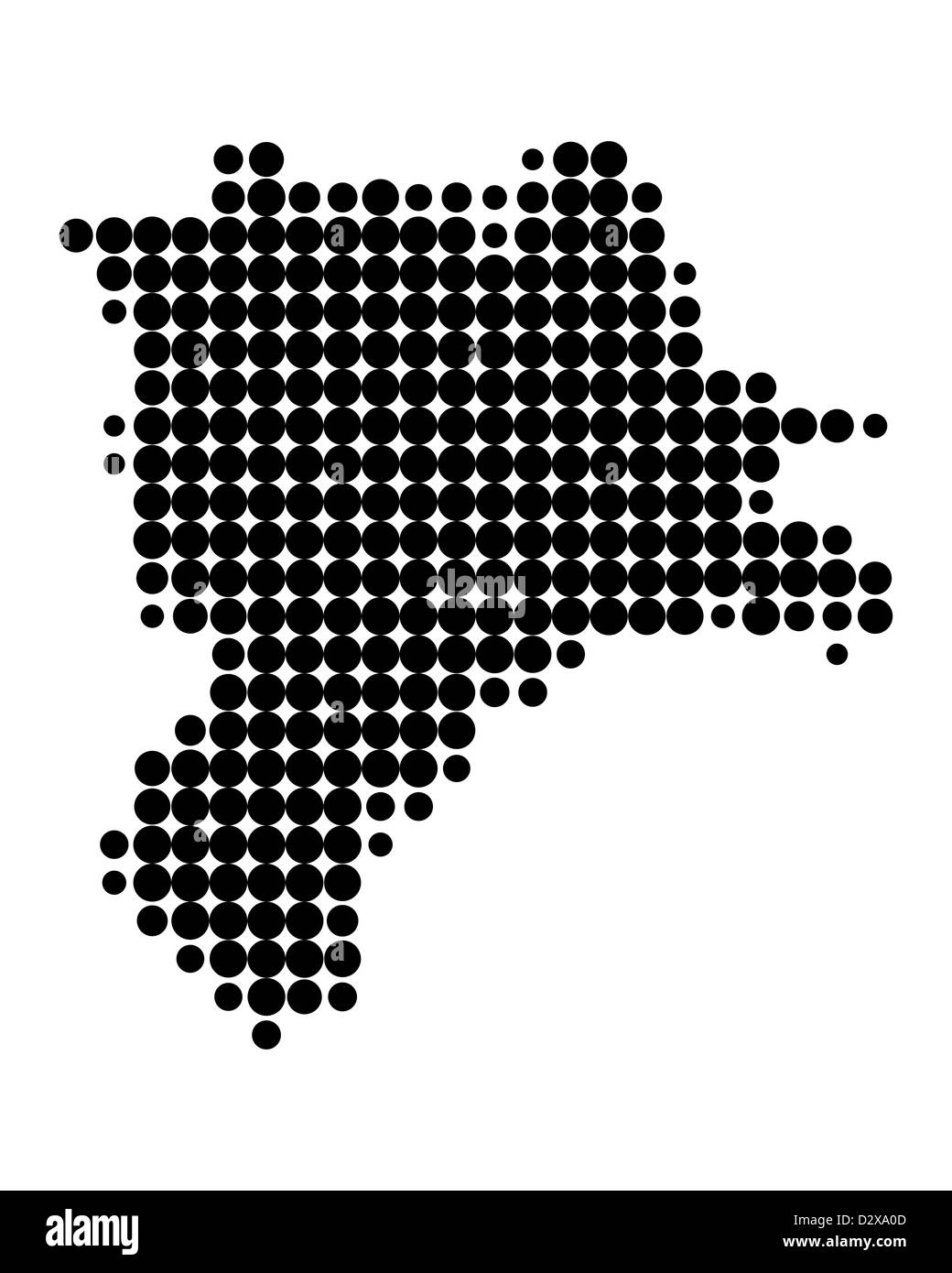 Carte de Lucerne Banque D'Images