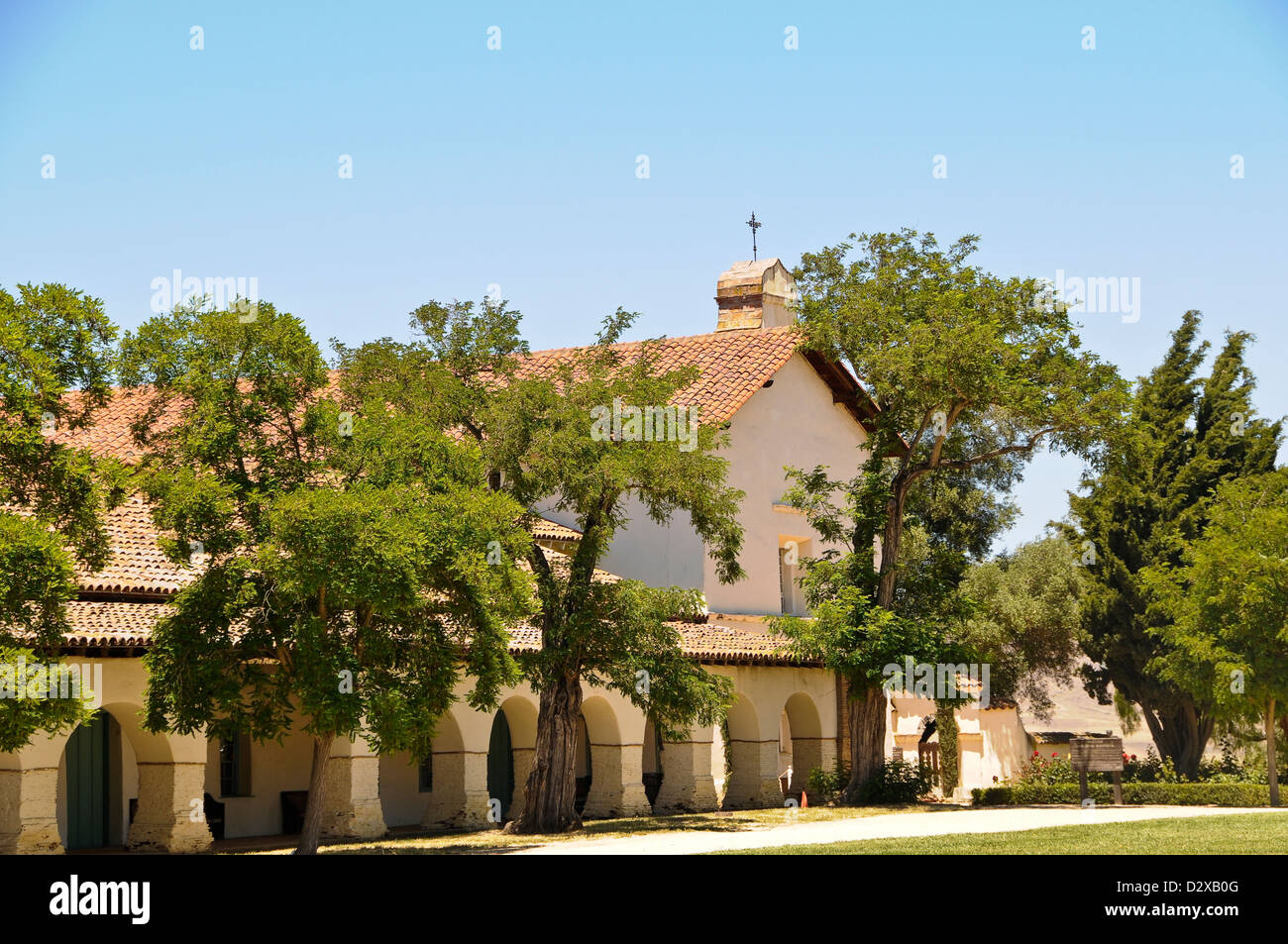 La mission de San Juan Bautista - San Juan Bautista, CA Banque D'Images