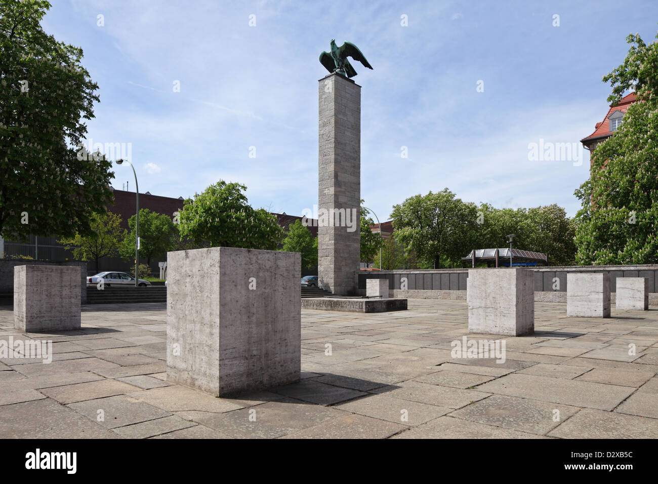 Berlin, Allemagne, Siemens memorial en l'honneur des soldats des deux guerres mondiales Banque D'Images