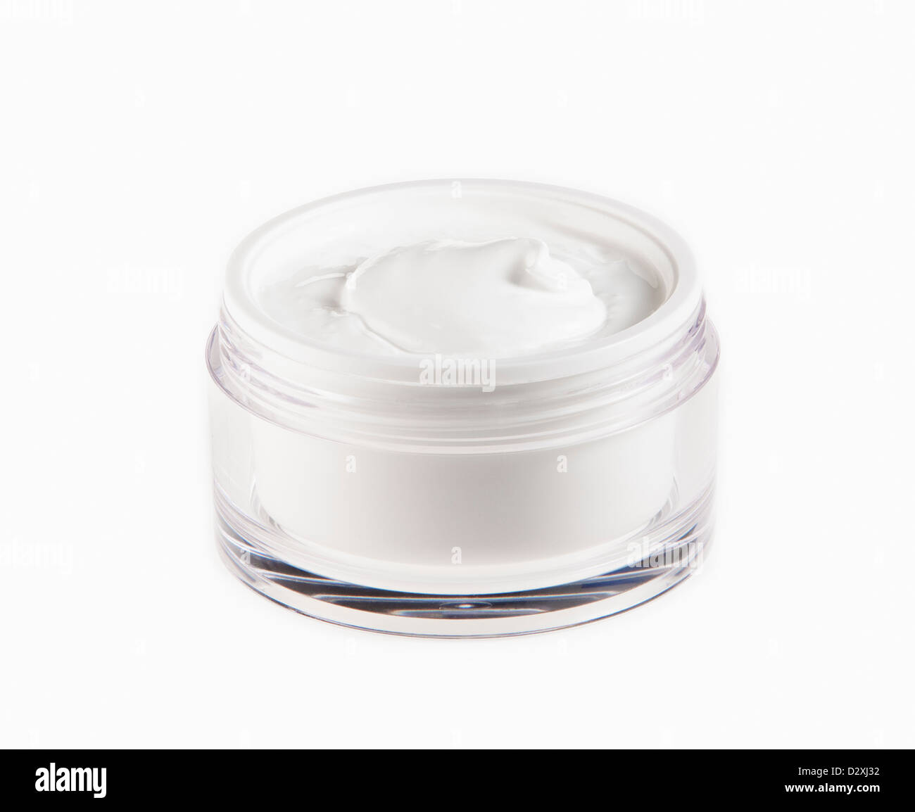 Close up of moisturizer in jar Banque D'Images