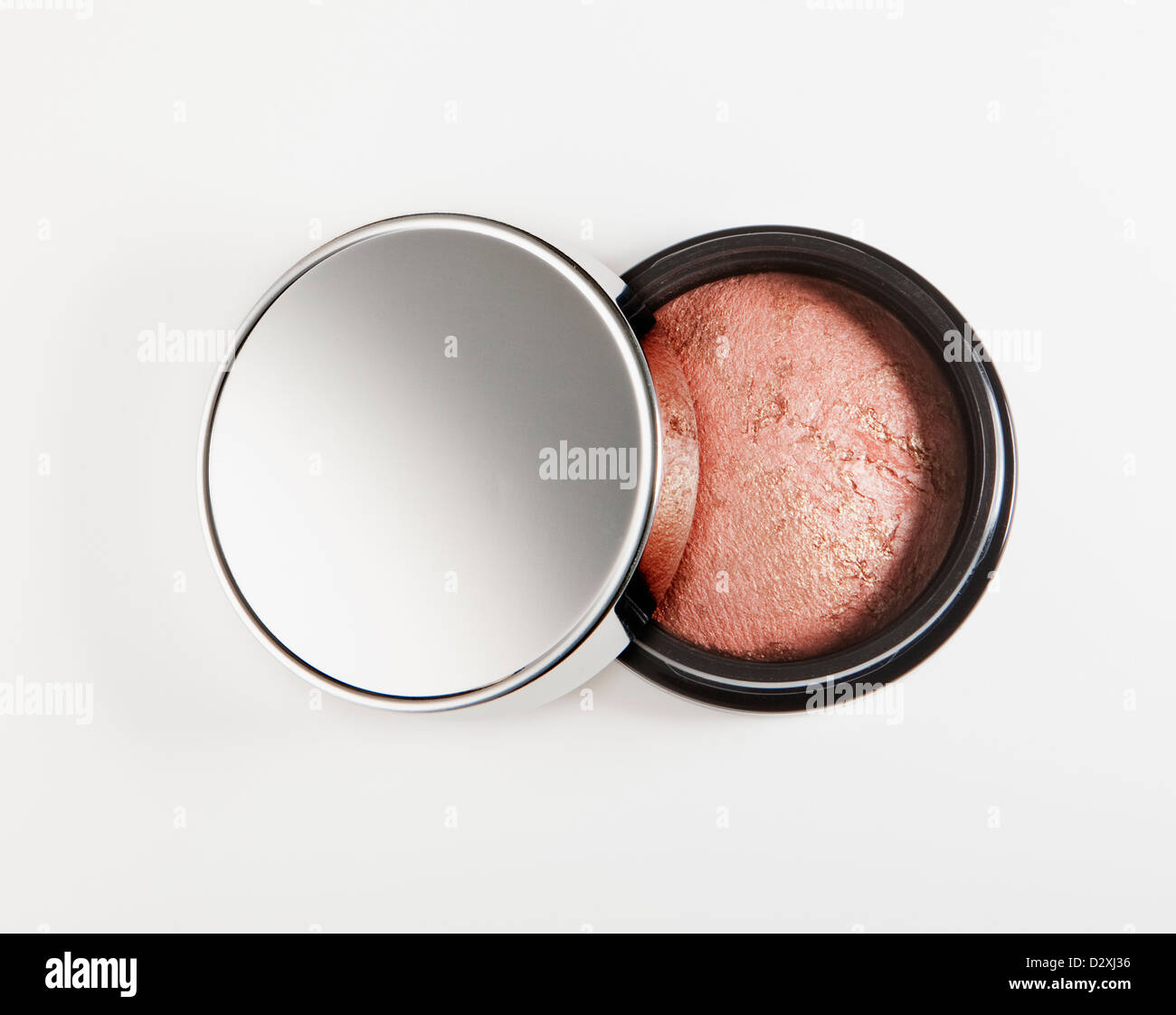 Close up de blush in jar Banque D'Images