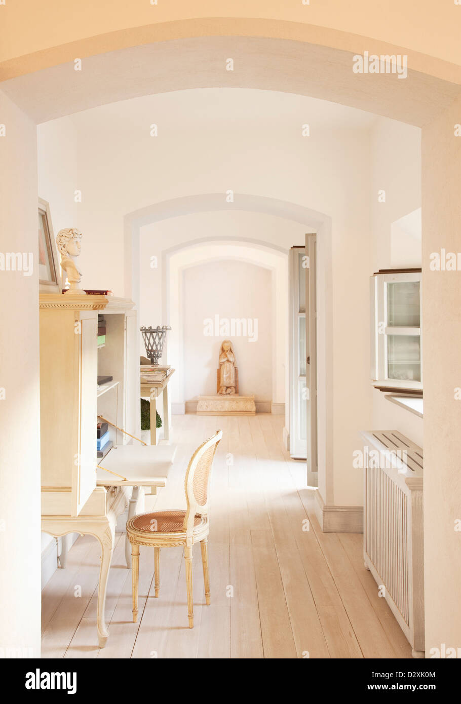 Arcades et de corridor luxury home Banque D'Images