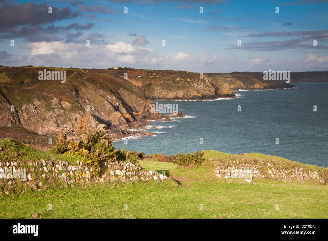 Station de Sauvetage de lézard ; près ; à l'égard Cadgwith, Cornwall, UK Banque D'Images