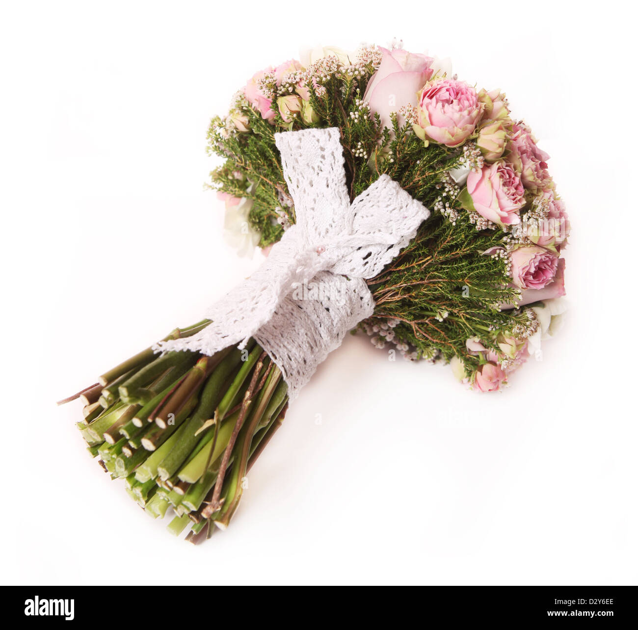Bouquet de mariage rose, Ranunculus asiaticus Banque D'Images