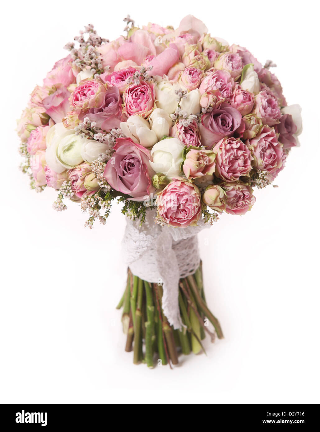 Bouquet de mariage rose, Ranunculus asiaticus Banque D'Images
