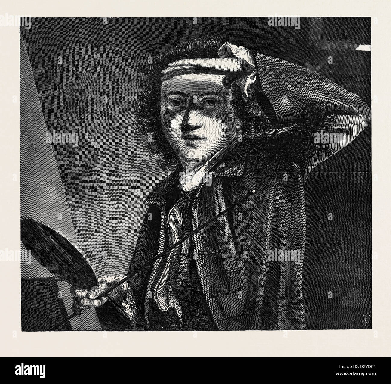 SIR JOSHUA REYNOLDS PEINT PAR LUI-MÊME LA NATIONAL PORTRAIT GALLERY Banque D'Images