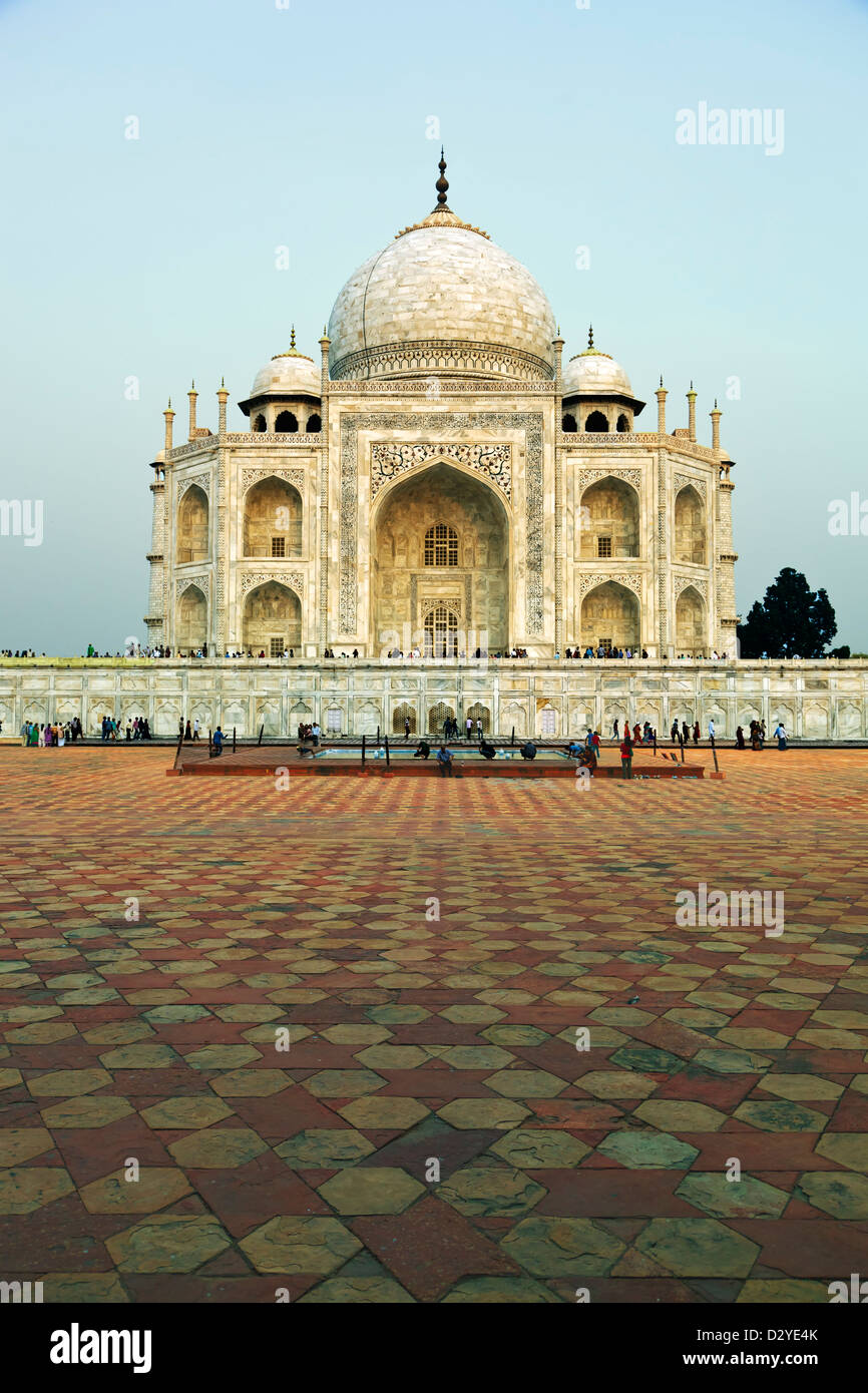 Taj Mahal, Agra, Uttar Pradesh, Inde Banque D'Images