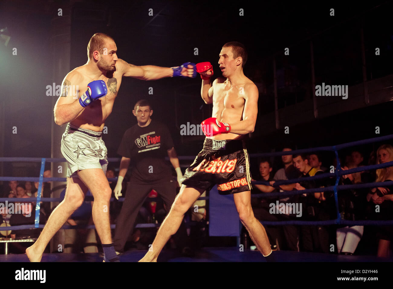 Championnat ukrainien LUTTE MIX Banque D'Images