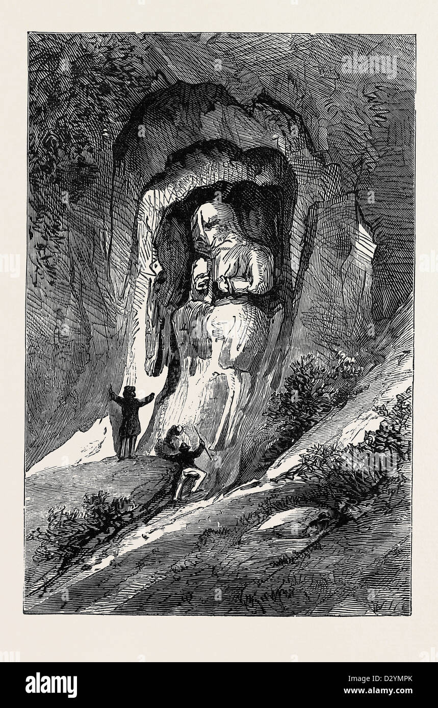 Le NIOBE À MOUNT SIPYLUS PRÈS DE MAGNÉSIE EN 1880 Banque D'Images