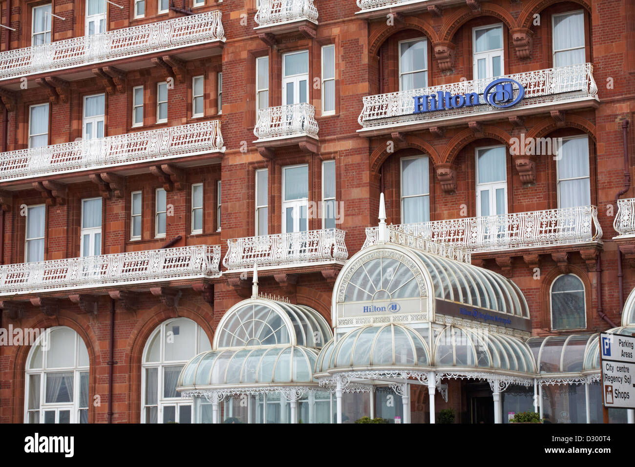 Hilton Hotel à Brighton en mai Banque D'Images