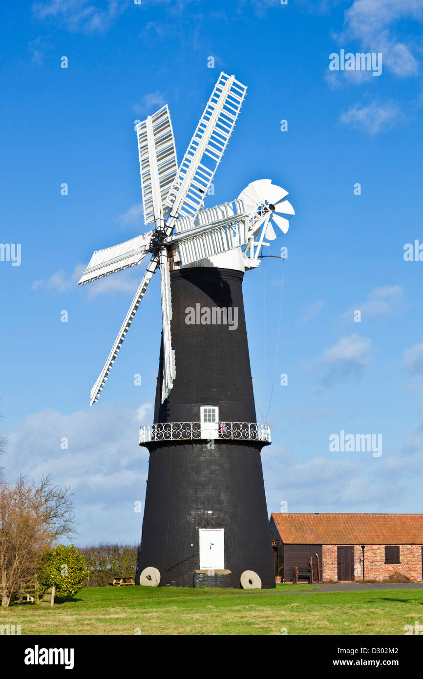 Négociant Sibsey windmill mill village Sibsey East Lincolnshire England UK Lindsay Go Europe de l'UE Banque D'Images