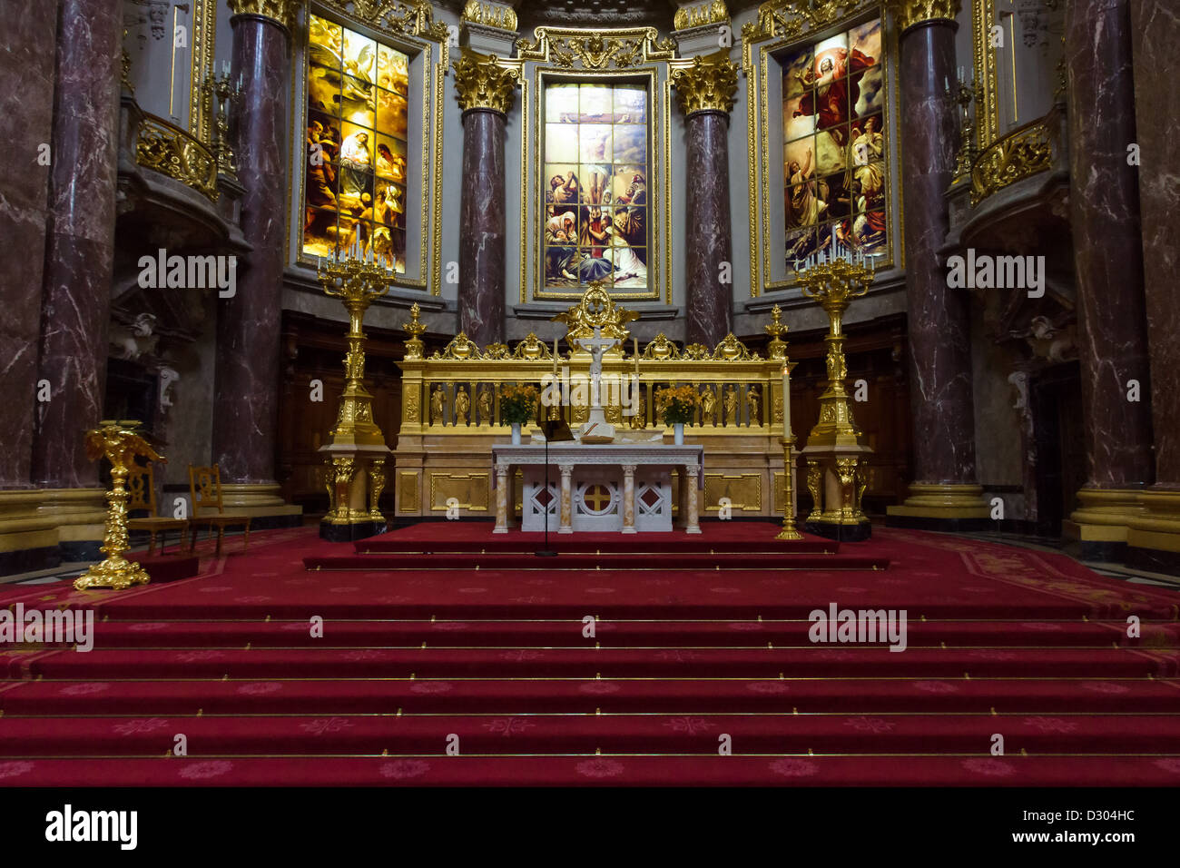 Cathédrale de Berlin (Berliner Dom). L'intérieur. Banque D'Images