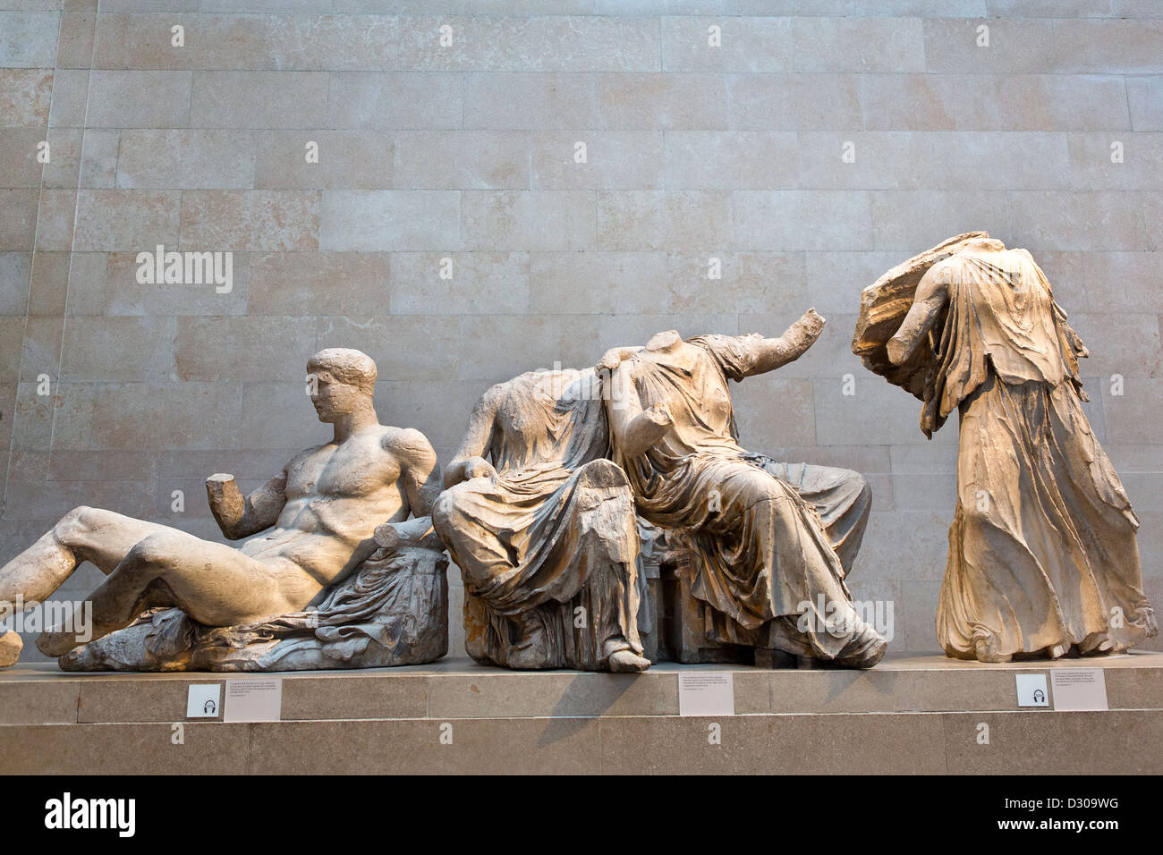 Du Parthénon au British Museum, Londres, Banque D'Images